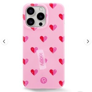 Sweetheart Sparkle iPhone 15 Pro Max Loopy Case